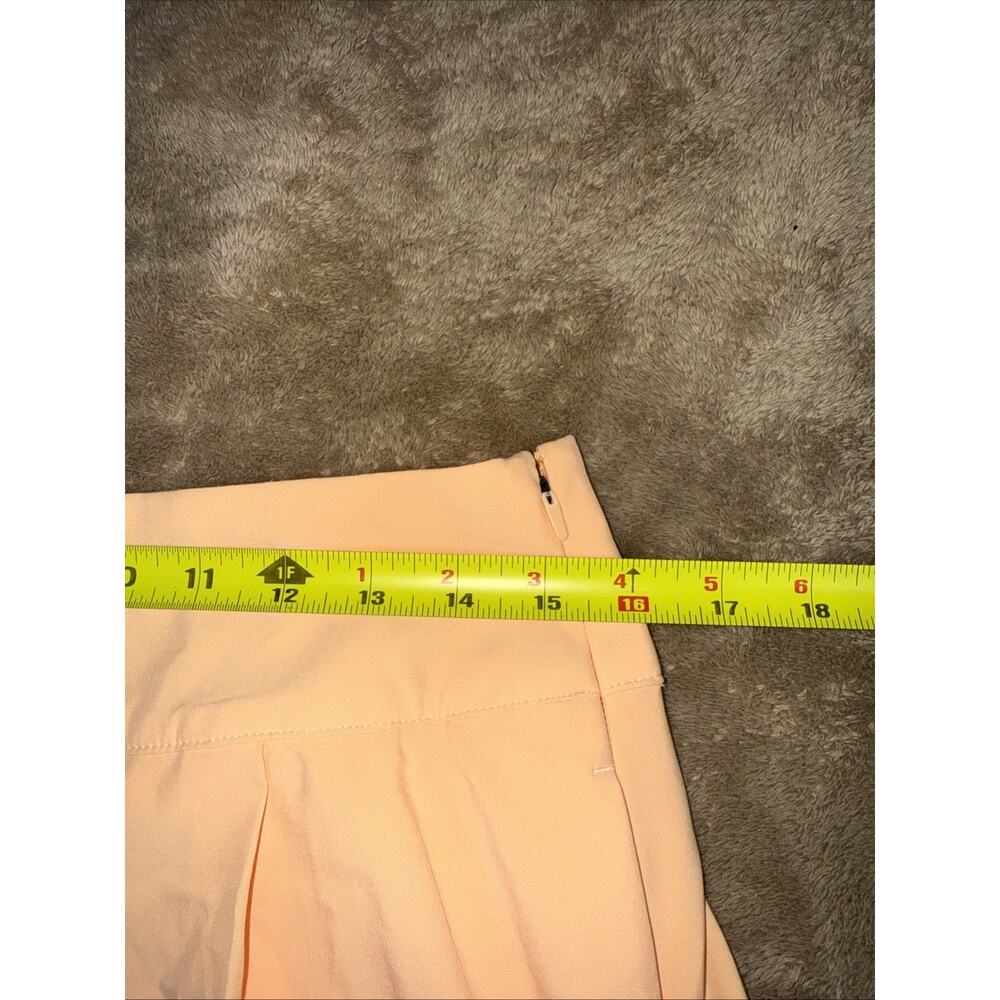 CALIA Golf Skort Womens 8 Orange Stretch Performance Pleated Side Zip UPF 50+ - Picture 3 of 6